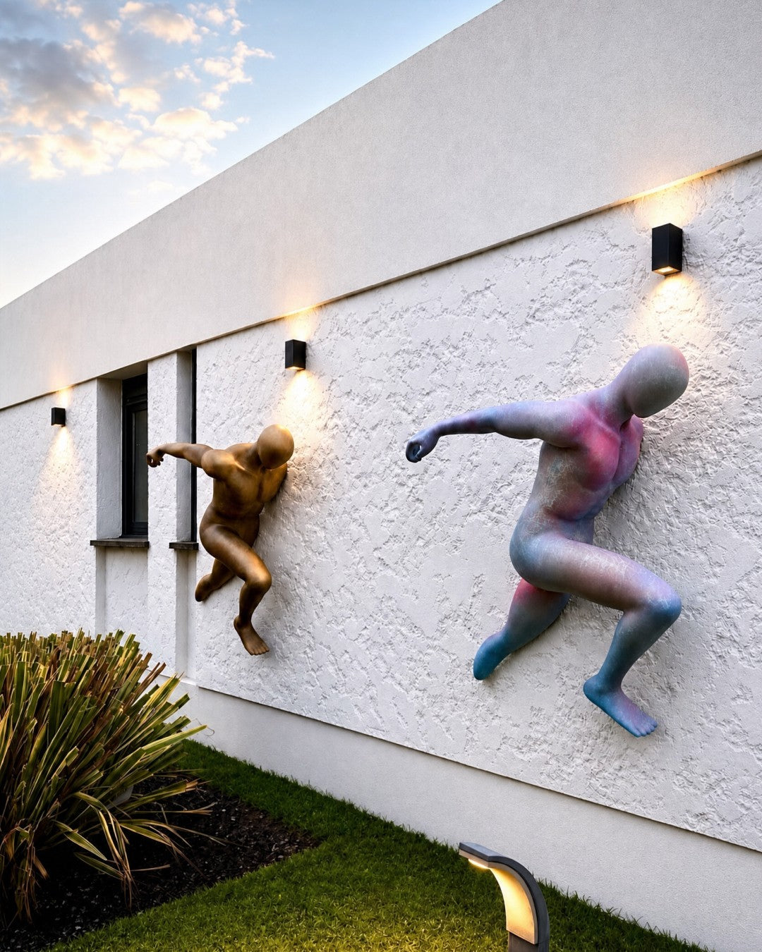 Mountassir art running man